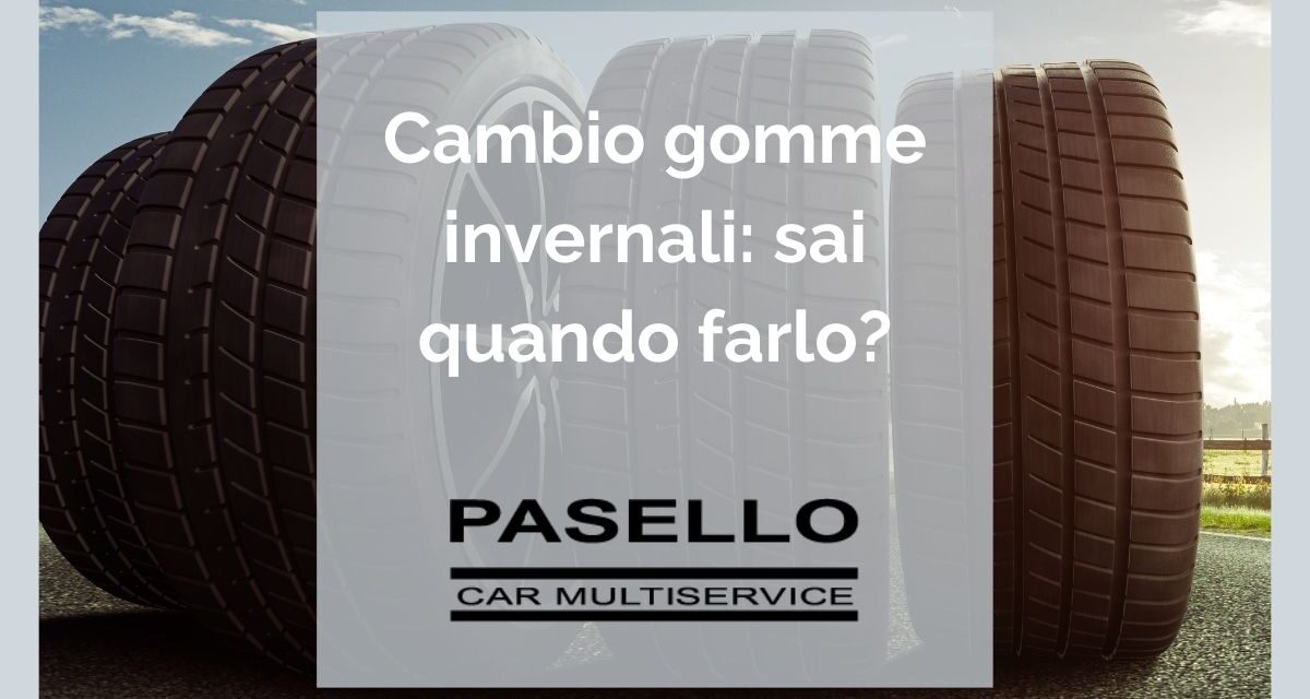 Pneumatici invernali quando toglierli