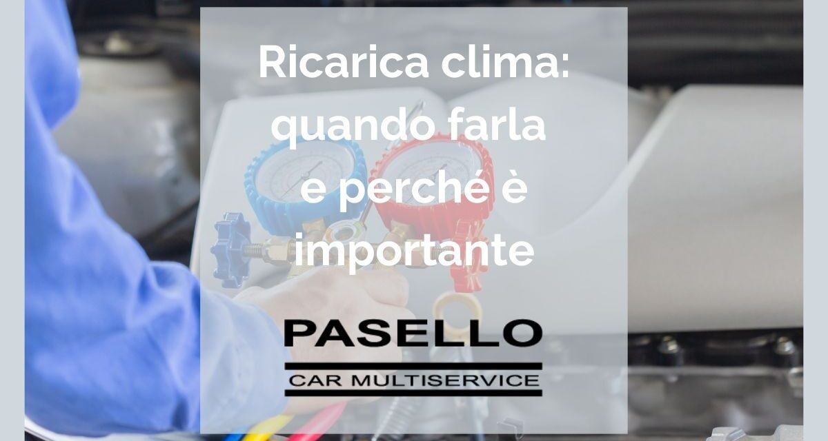 Controllo e ricarica climatizzatore auto. modalità e tempistiche